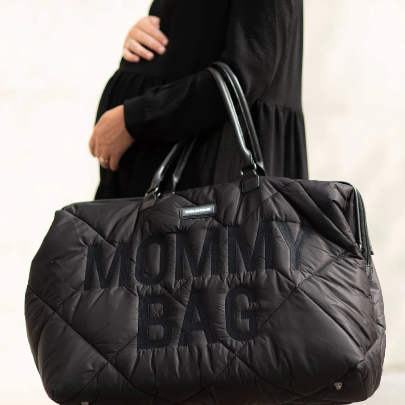 Childhome® Mommy Bag Zwart – Bild 7