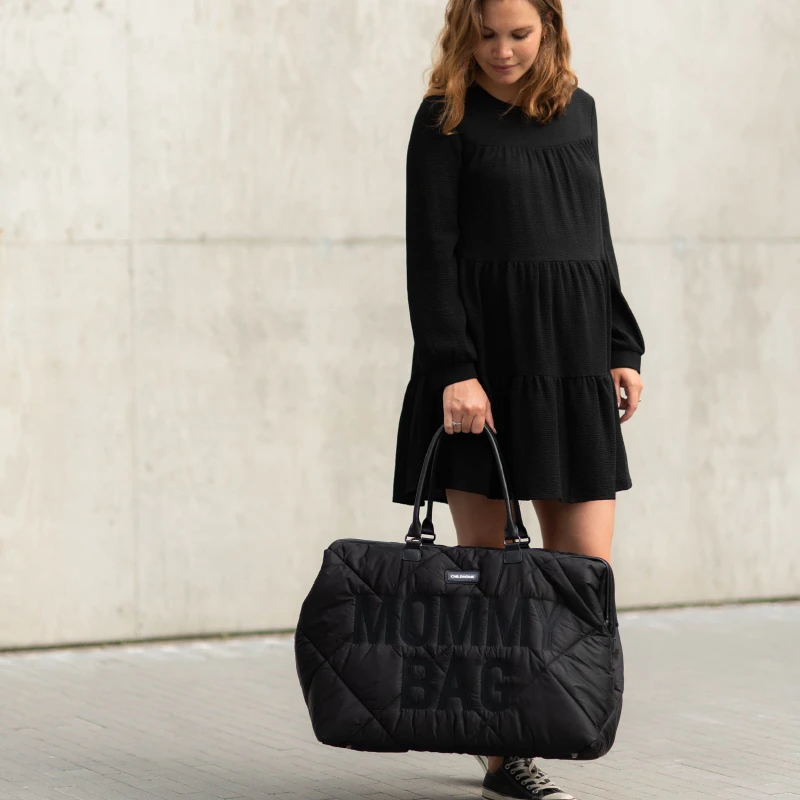 Childhome® Mommy Bag Zwart – Bild 8