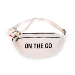 Childhome® Banana Bag On The Go Hip Bag Teddy White