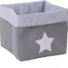 CHILDHOME Korb Canvas, Grau, 32x32x29 Cm