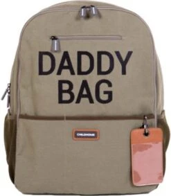 CHILDHOME Wickelrucksack DADDY BAG, Canvas Kaki