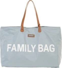 CHILDHOME Shoppingbag/Wickeltasche FAMILY BAG, Grey/offwhite