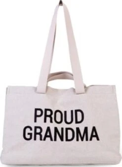 CHILDHOME Wickeltasche GROßMUTTERTASCHE Canvas Ecru