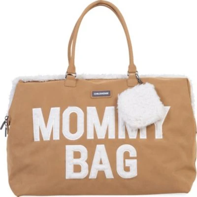 CHILDHOME Wickeltasche Mommy Bag Velours, Braun