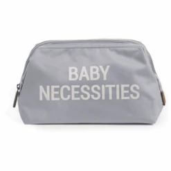 CHILDHOME Baby Necessities Kulturbeutel Grau