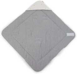 Childhome Einschlagdecke, Punkte Gold, Weiß/grau, 75x75 Cm