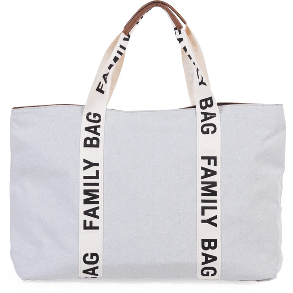 CHILDHOME Family Bag Signatur Canvas Offwhite