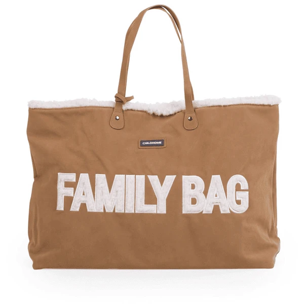 CHILDHOME Family Bag Velours Braun