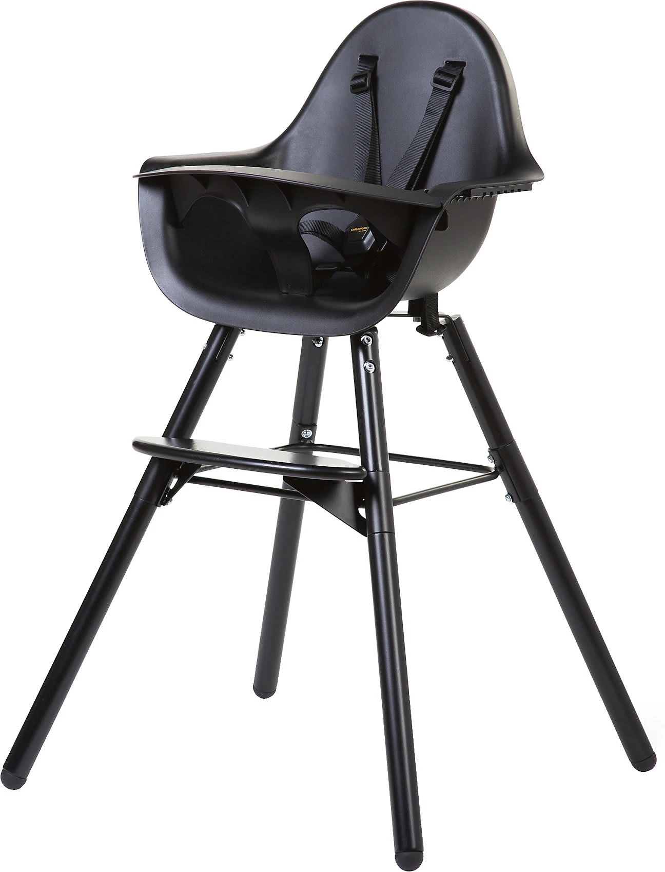 Childhome Hochstuhl Evolu 2, 2 In 1, Schwarz