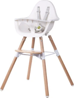 Childhome Hochstuhl Evolu 2, 2 In 1, Weiß
