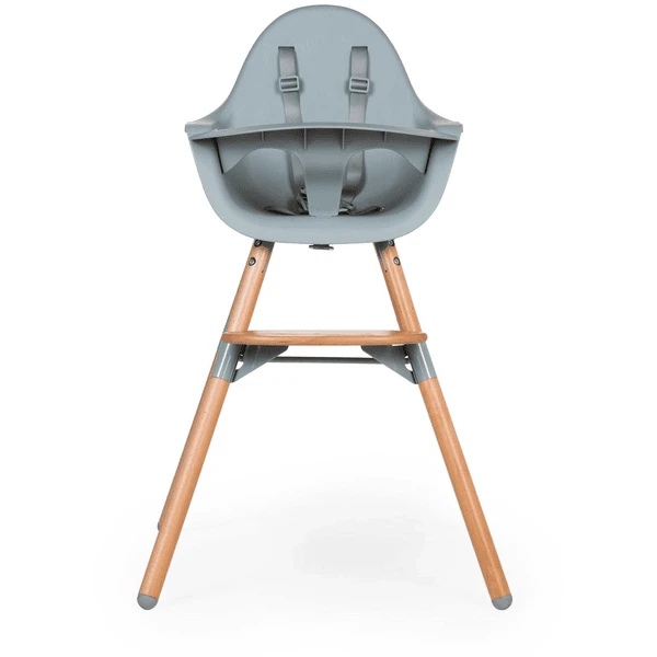 CHILDHOME Hochstuhl Evolu 2 Natur / Mint 2 In 1 + Ring