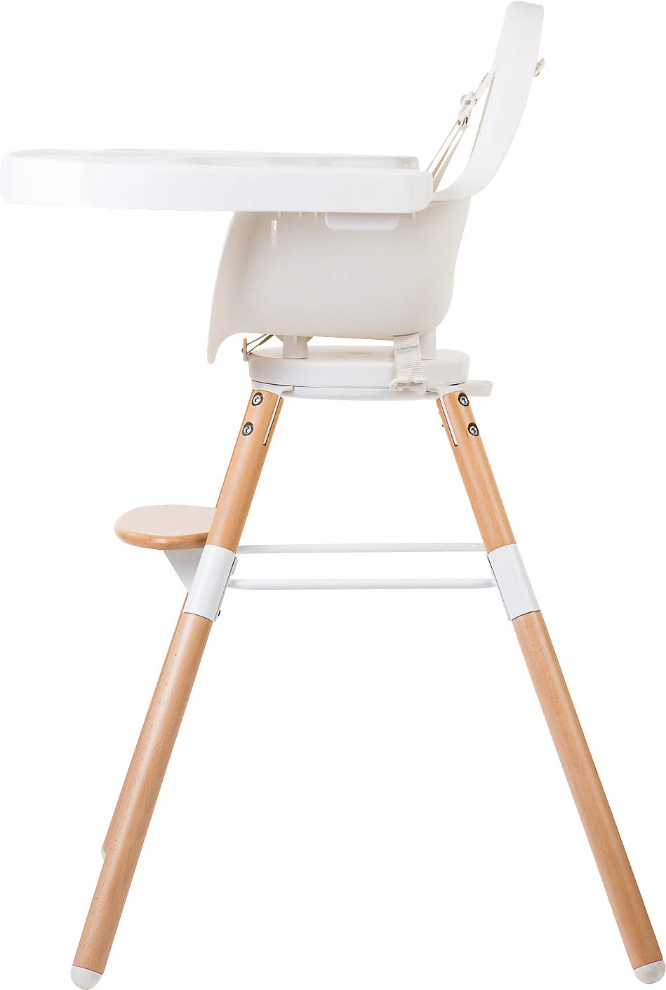 Childhome Hochstuhl Evolu One.80°, 2 In 1, Weiß – Bild 3