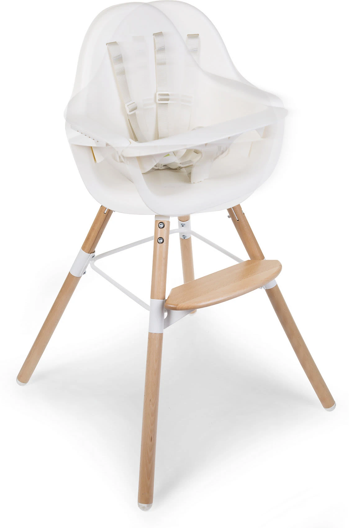 Childhome Hochstuhl Evolu One.80°, 2 In 1, Weiß – Bild 5