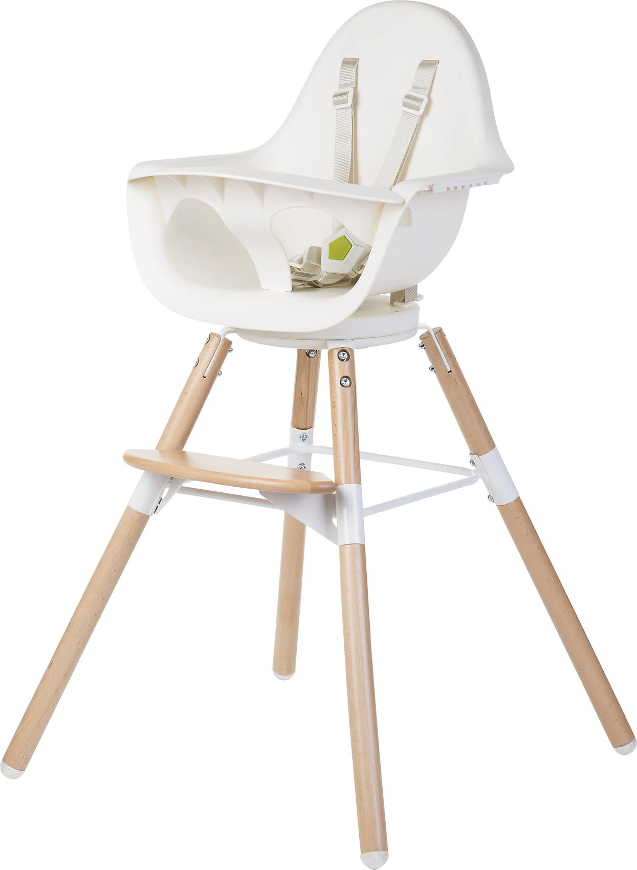Childhome Hochstuhl Evolu One.80°, 2 In 1, Weiß