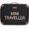 CHILDHOME Kinderkoffer Mini Traveller Schwarz / Gold