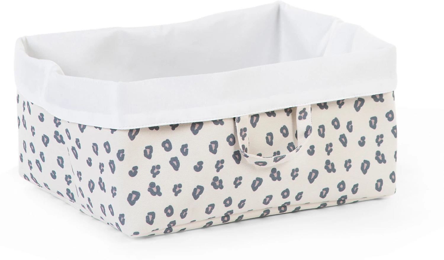 Childhome Korb Canvas Leopard, 32 X 32 X 29 Cm