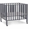 CHILDHOME Laufgitter 94 Anthrazit 75 X 95 Cm + Räder