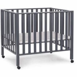 CHILDHOME Laufgitter 94 Anthrazit 75 X 95 Cm + Räder