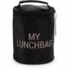 CHILDHOME Lunchbag Mit Isolierfutter Schwarz/gold
