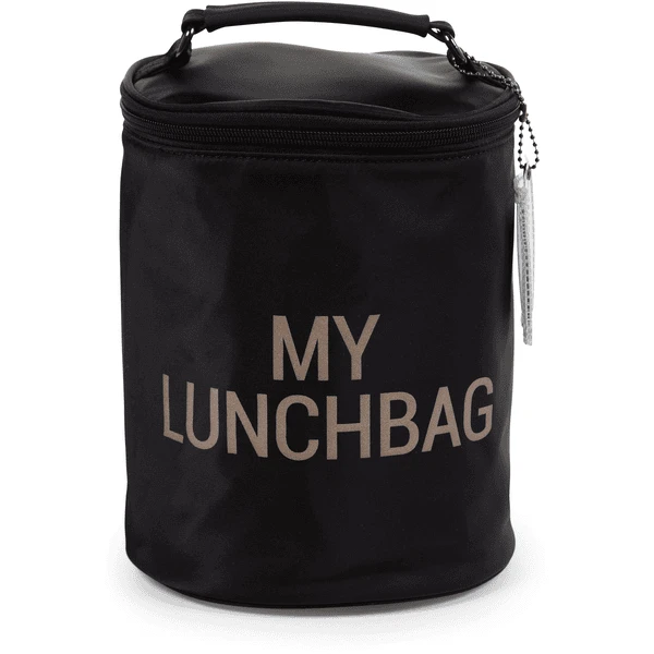 CHILDHOME Lunchbag Mit Isolierfutter Schwarz/gold