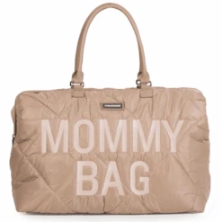 CHILDHOME Mommy Bag Gesteppt Beige