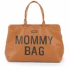 CHILDHOME Mommy Bag Lederlook Braun