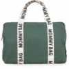 CHILDHOME Mommy Bag Signatur Canvas Grün