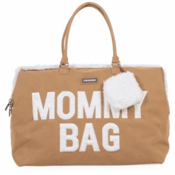 CHILDHOME Mommy Bag Velours Braun