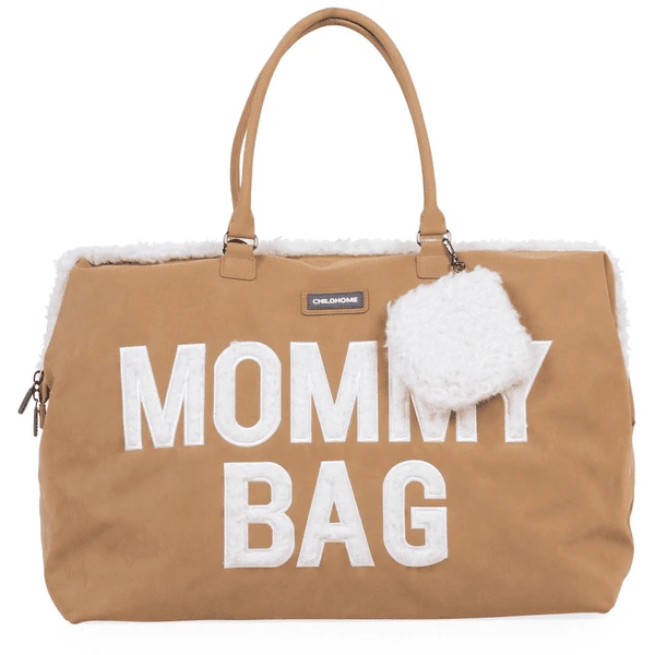 CHILDHOME Mommy Bag Velours Braun