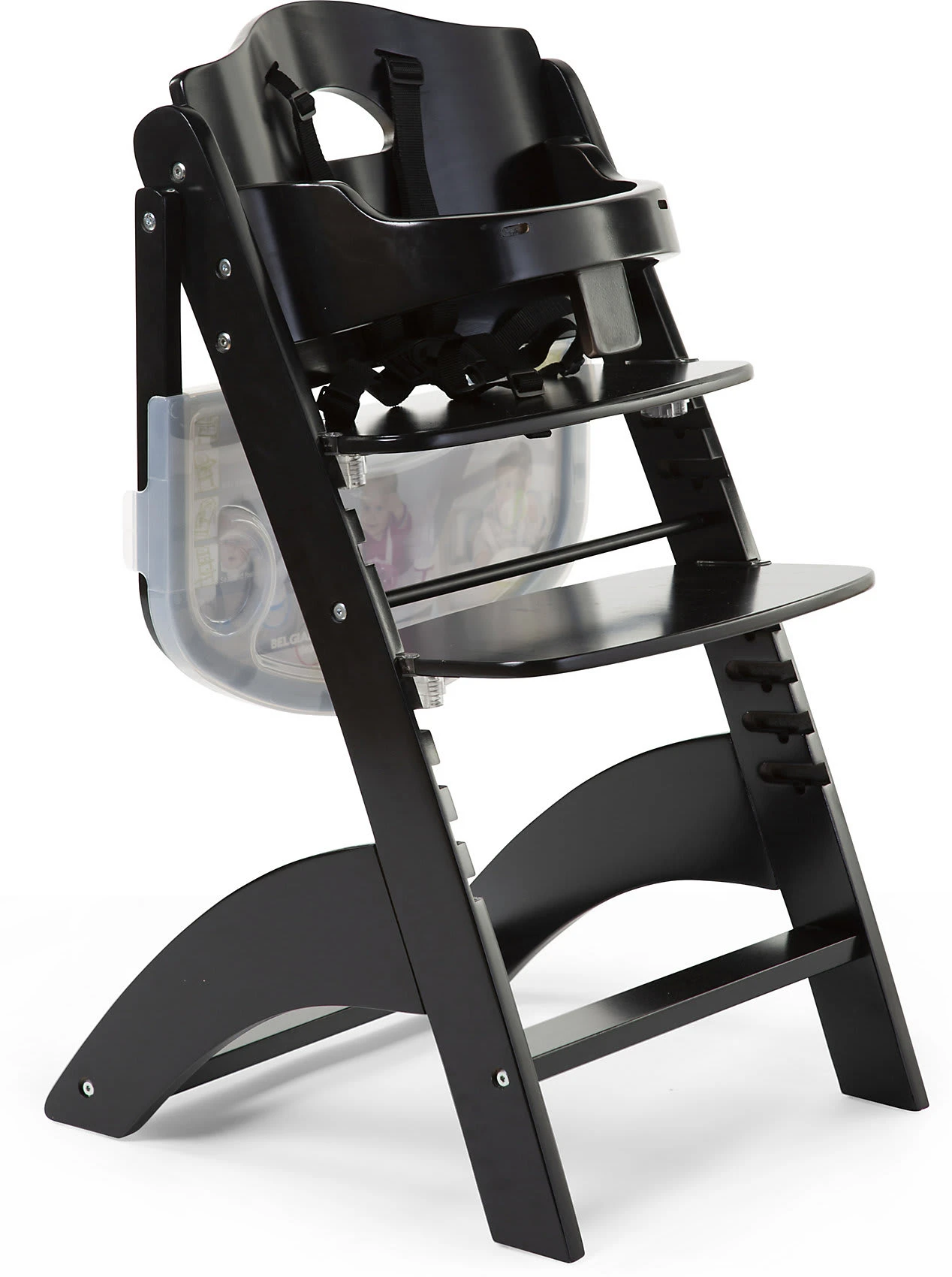Childhome Treppenstuhl Lambda 3, Inkl. Brett, Schwarz – Bild 2