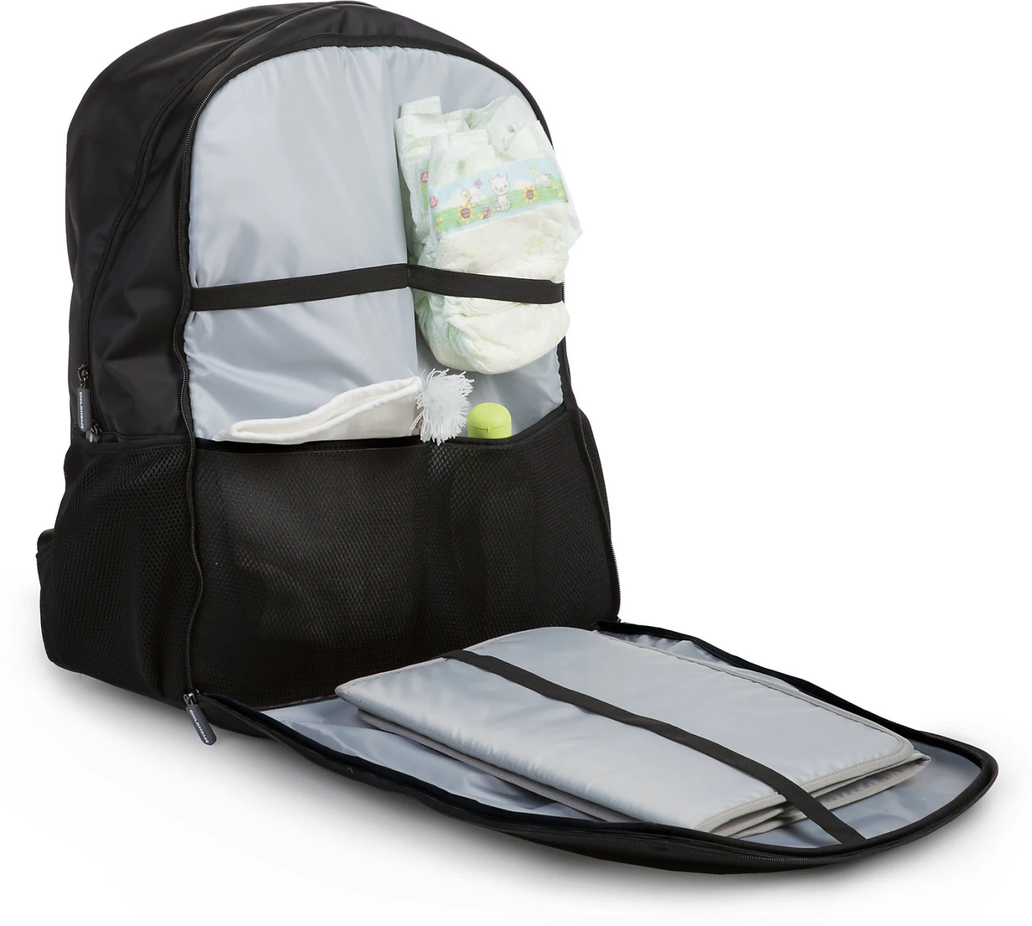 Childhome Wickelrucksack Daddy Bag, Schwarz – Bild 3