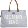 Childhome Wickeltasche Mommy Bag, Grau/weiß