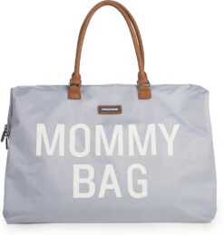 Childhome Wickeltasche Mommy Bag, Grau/weiß